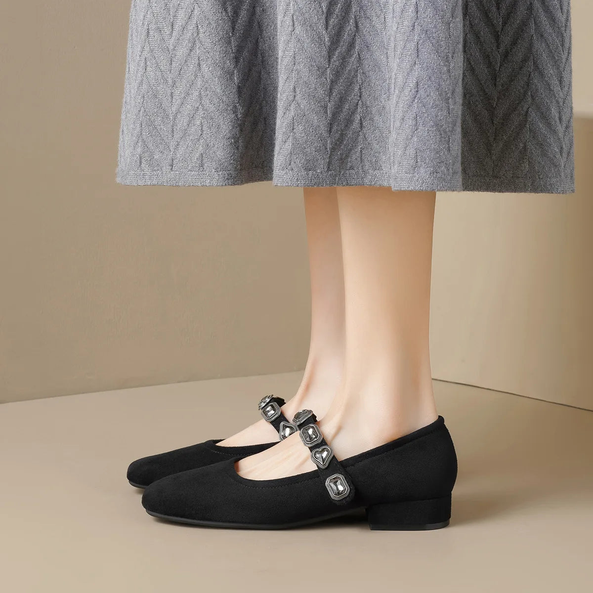 spring women's shoes Leopard print design Mary Jane shoes Women's casual high heels and boat shoes Office and party wear