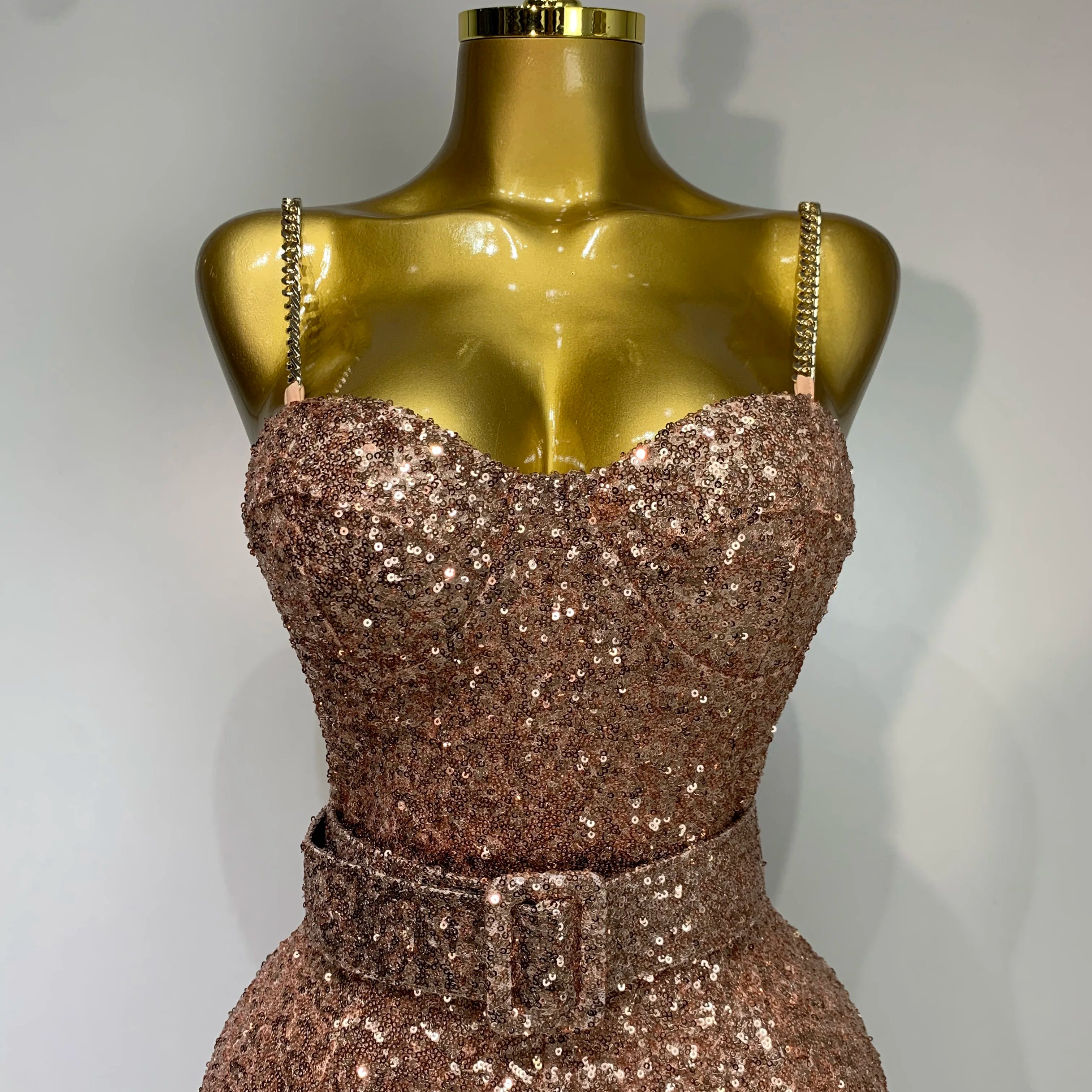 Women Sexy Backless Sleeveless Sequin Bodycon Jumpsuit Celebrity Elegant Evening Party Luxury Birthday Nightclub Outfit