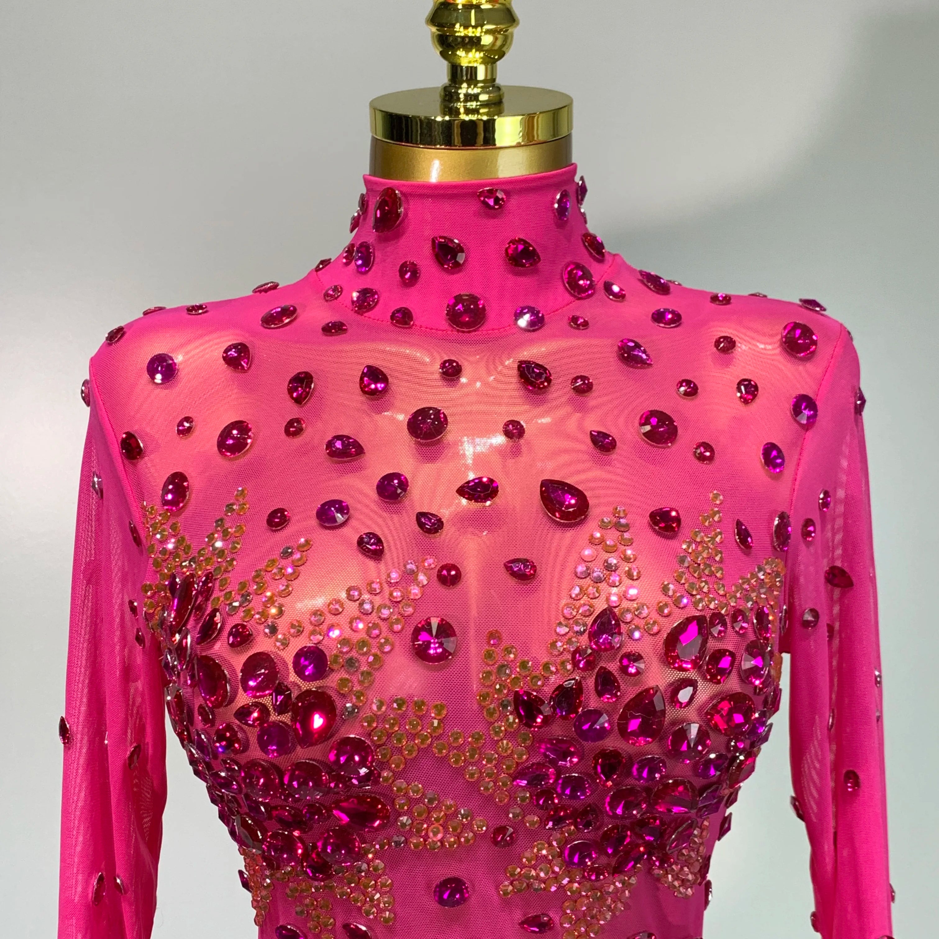 High Quality Sparkly Rhinestone Sexy Bodycon Dress 2025 New Fashion Nightclub Stage Outfit Luxury Birthday Party Dresses