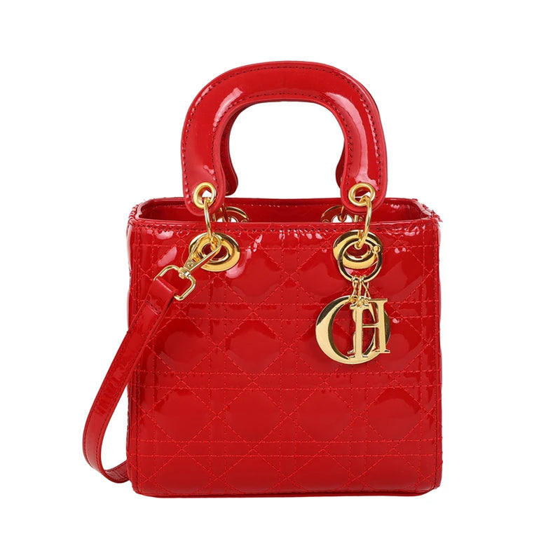 Elegant Women's Leather Crossbody Fashion Handbag Luxury Designer Shoulder Tote Bag Classic For Everyday Look