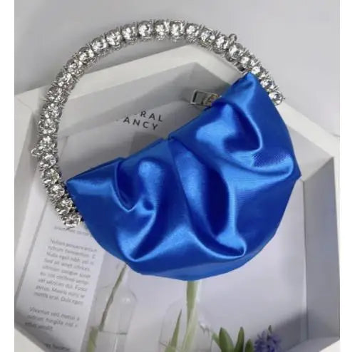 Designer Rhinestones Clutch Purse Bag for Women Handle Bag Leather Shoulder Bag Purse Shiny Crystal Purses and Handbag 19