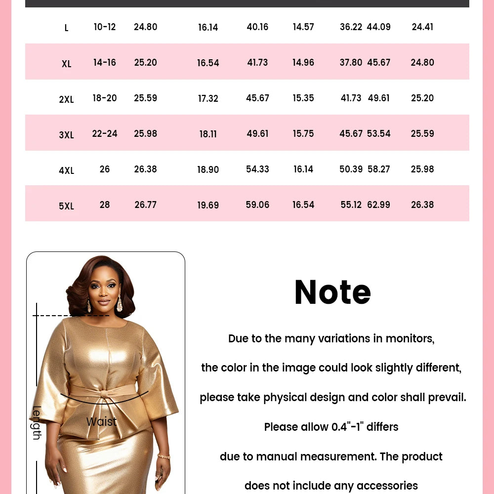 Plus Size Mother Of The Bride Champagne Round Neck 3/4 Sleeve Peplum Split Glitter Two Piece Skirt Sets
