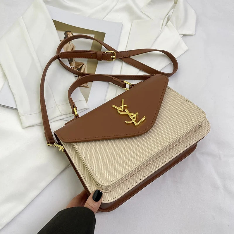 Women's New 2025 Design Sense Small Square Bag Korean Version Fashion Trend High Quality Single Shoulder Crossbody Bag Chain Bag