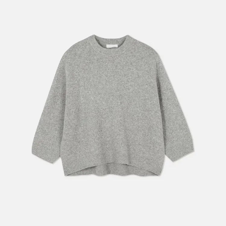 Sweater Women Knitted O Neck Solid Thicken Long Sleeve Pollover Sweaters Autumn Winter Casual Fashion Fluffy Commute Lady As how 2