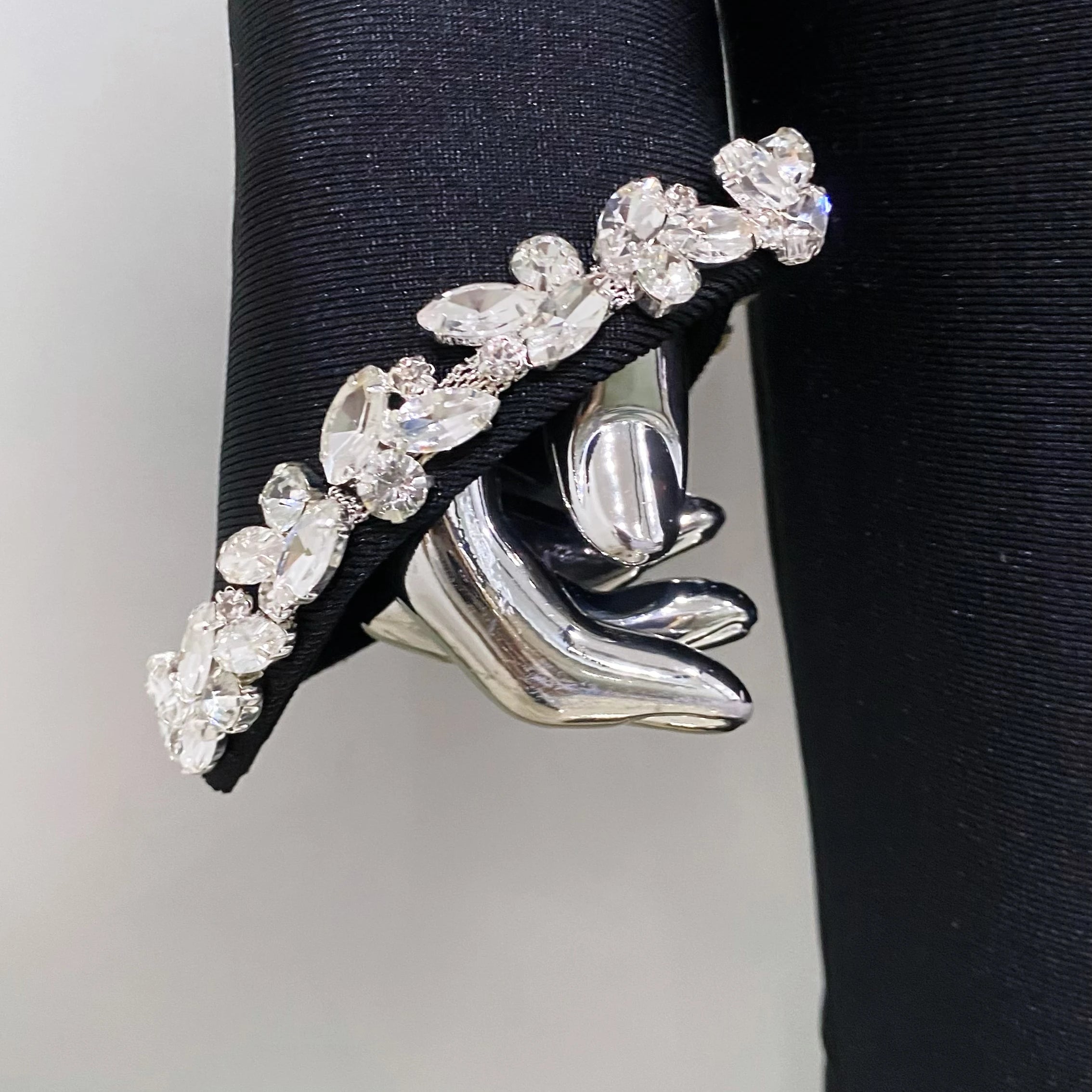 High Quality Shining Diamonds Half High Collar Black Long Bandage Dress Elegant Woman Evening Party Dress Cocktail Party Outfit