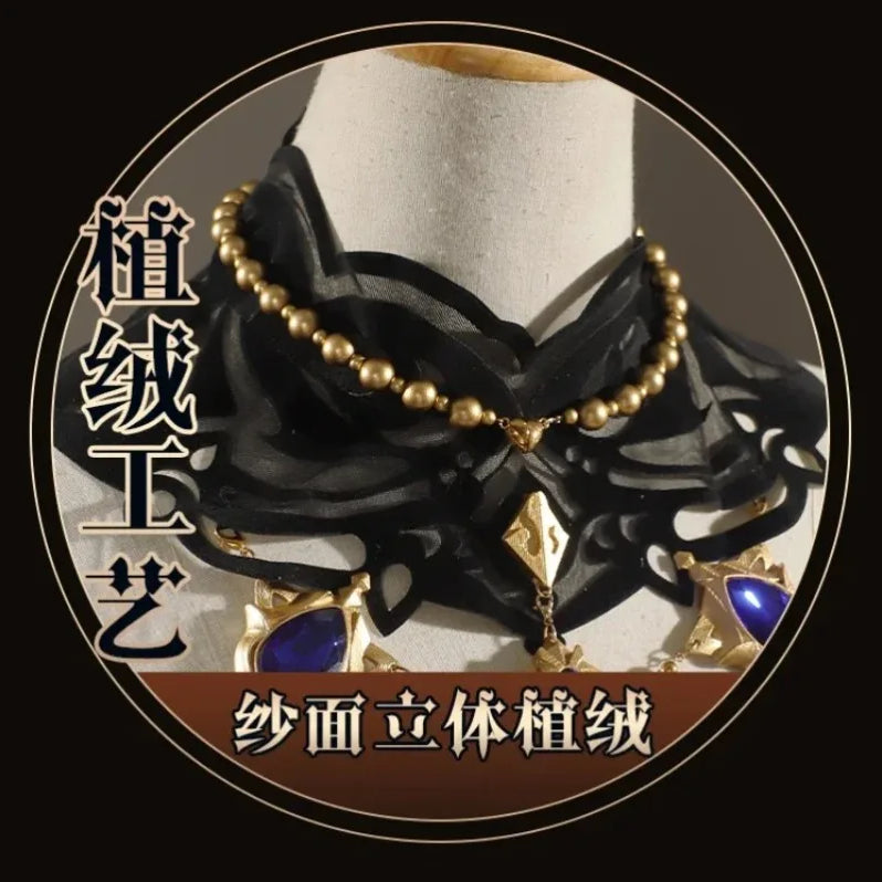 Navia Genshin Impact Cosplay Costume Wig Dress Uniform Fontaine Spina Di Rosula Hat Clorinde Halloween Costumes for Women