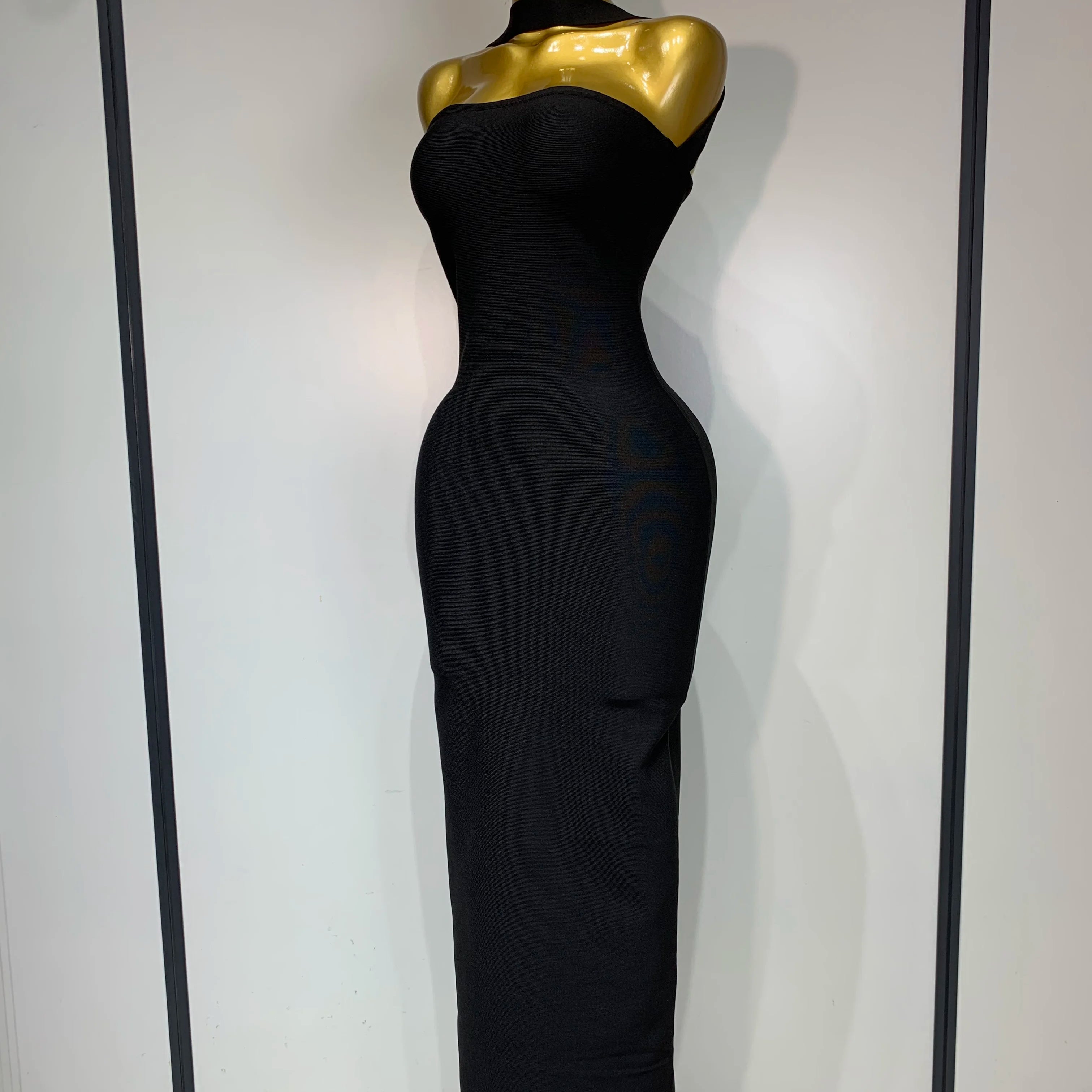 Women Sexy Backless Bodycon Bandage Dress Sleeveless Maxi Long Elegant Dresses 2025 Luxury Birthday Dress Club Party Outfit