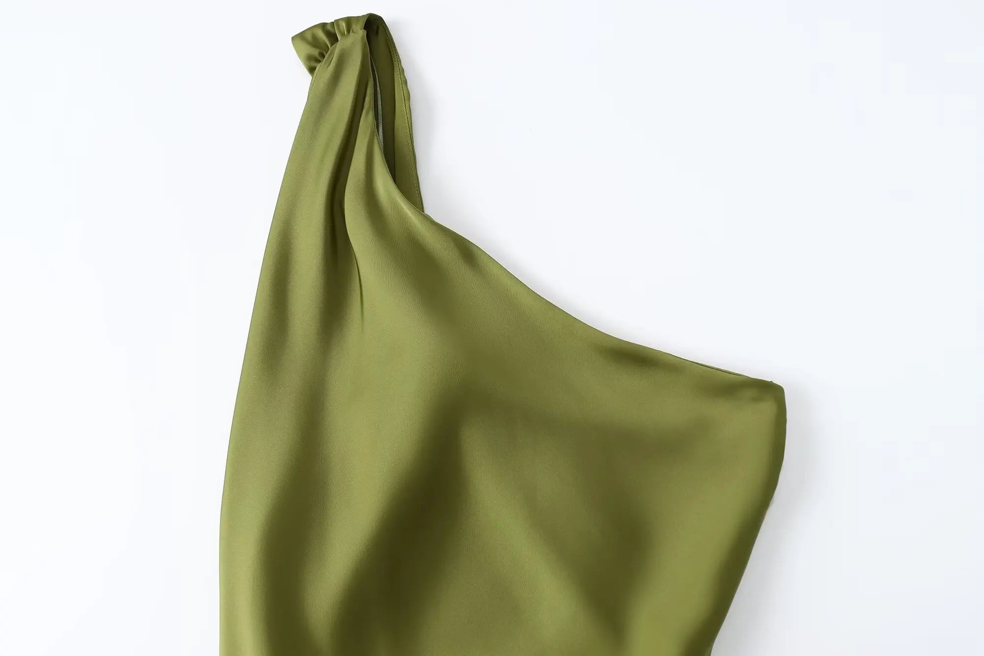 TRAFZA Elegant Woman Chic Vintage Backless Folds Side Zipper Long Dress Women Asymmetrical Sleeveless Solid Evening Dress