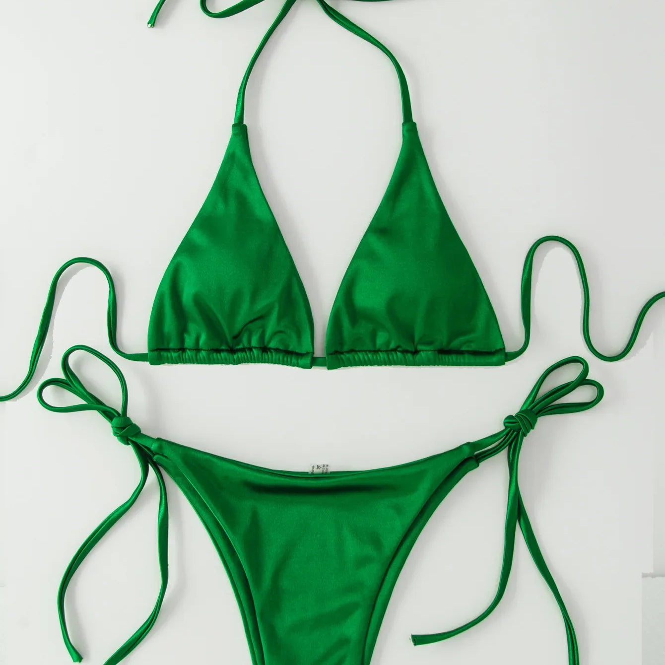 Women Sexy Micro Mini Bikini Thong Halter G-String Bra Bikinis Set Swimwear Backless New High Quality Swimwear Bathing Suits 16