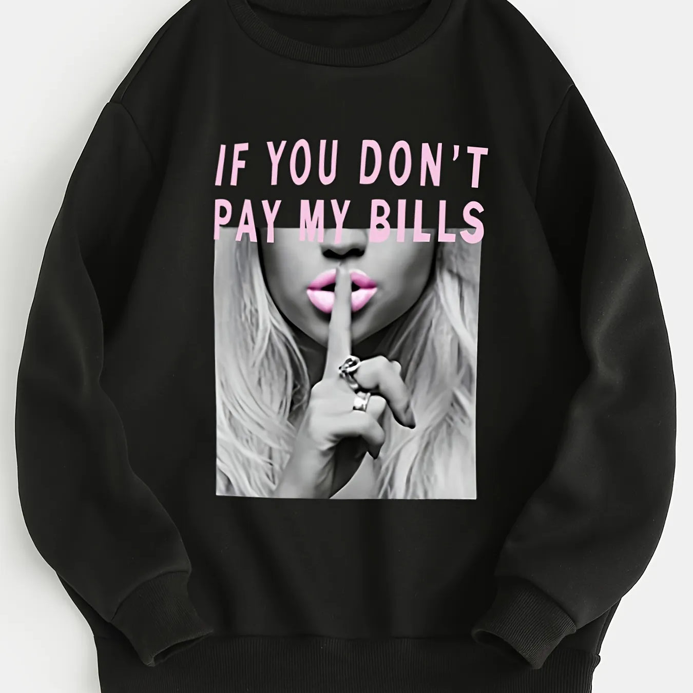 Women's Loose Fashion Sweater Autumn and Winter Round Neck Plush Plus Size