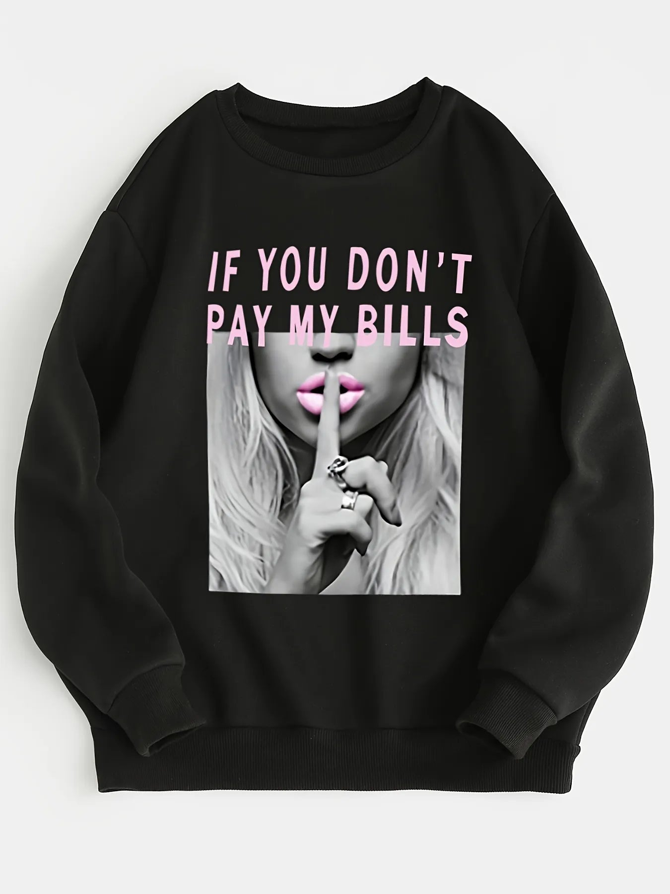 Women's Loose Fashion Sweater Autumn and Winter Round Neck Plush Plus Size