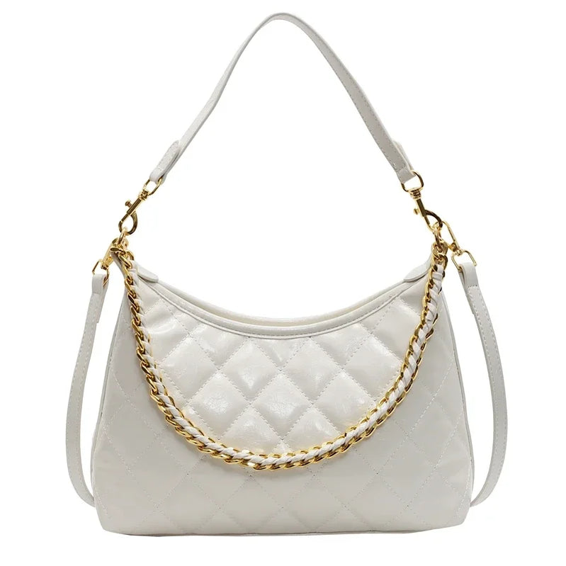 Stylish Minimalist Crossbody Bag - Designer Leather Tote With Vintage Parisian Flair And Elegant Large Capacity Feature