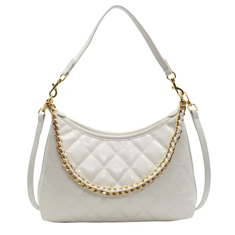 Stylish Minimalist Crossbody Bag - Designer Leather Tote With Vintage Parisian Flair And Elegant Large Capacity Feature