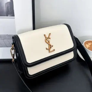 Women's Solid Color Shoulder Bag, New Design Diamond Chain Bag, Small Square Bag in Hand, Fashionable Letter Bag, Messenger Bag.