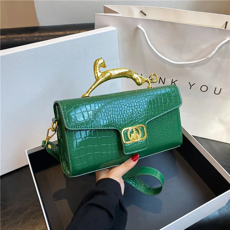 Women's Lanvi N Handbag New Bags For Women Metal Handle Leather Famous Brand Designer Crossbody Fashion Trend Shoulder Bag