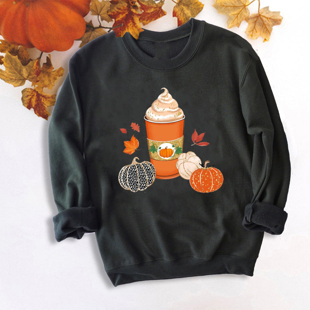 It's Fall Y'all Pumpkin Sweatshirts Thankful Grateful Blessed Hoodie Women Fashion Thanksgiving Pullover Tops Halloween Clothes