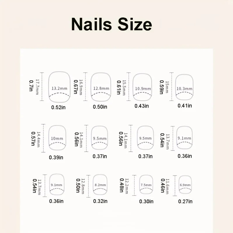 24pcs/set short square fake nails super flash glitter UV nail tips black blue green pink gold faux ongles press on false nail