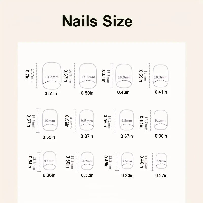 24pcs/set short square fake nails super flash glitter UV nail tips black blue green pink gold faux ongles press on false nail