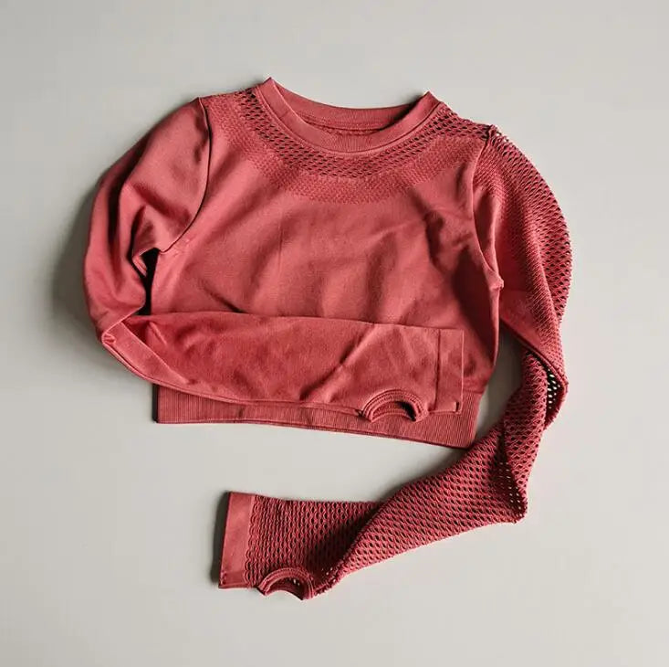 1/2Pcs Seamless Yoga Set Women Gym Sportswear Outfit Yoga Pant Leggings One Shoulder Sports Bra Workout Cloth Tracksuit rust top