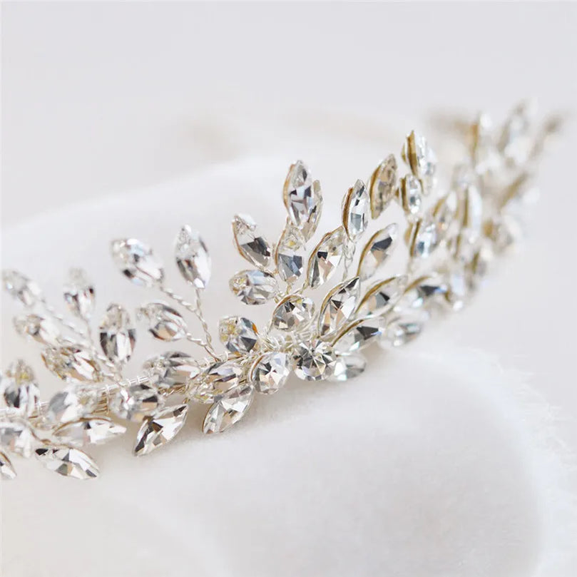 Wedding Tiaras and Crowns Zirconia Headbands For Women Head Jewelry Bridal Hair Accessories Brides Hairband Headdress For Hair