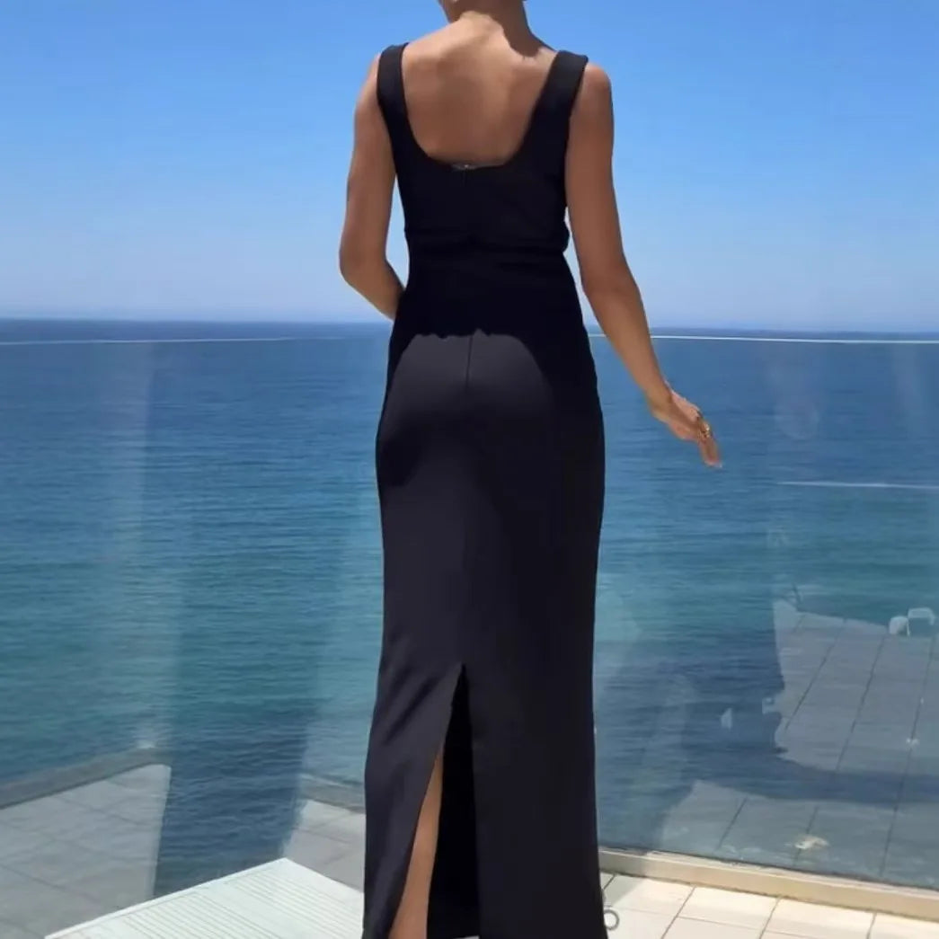 Arrival Women Sleeveless Sexy O-Neck Diamond Flowers Bodycon Long Bandage Dress Celebrate Evening Party Office Lady Outfit