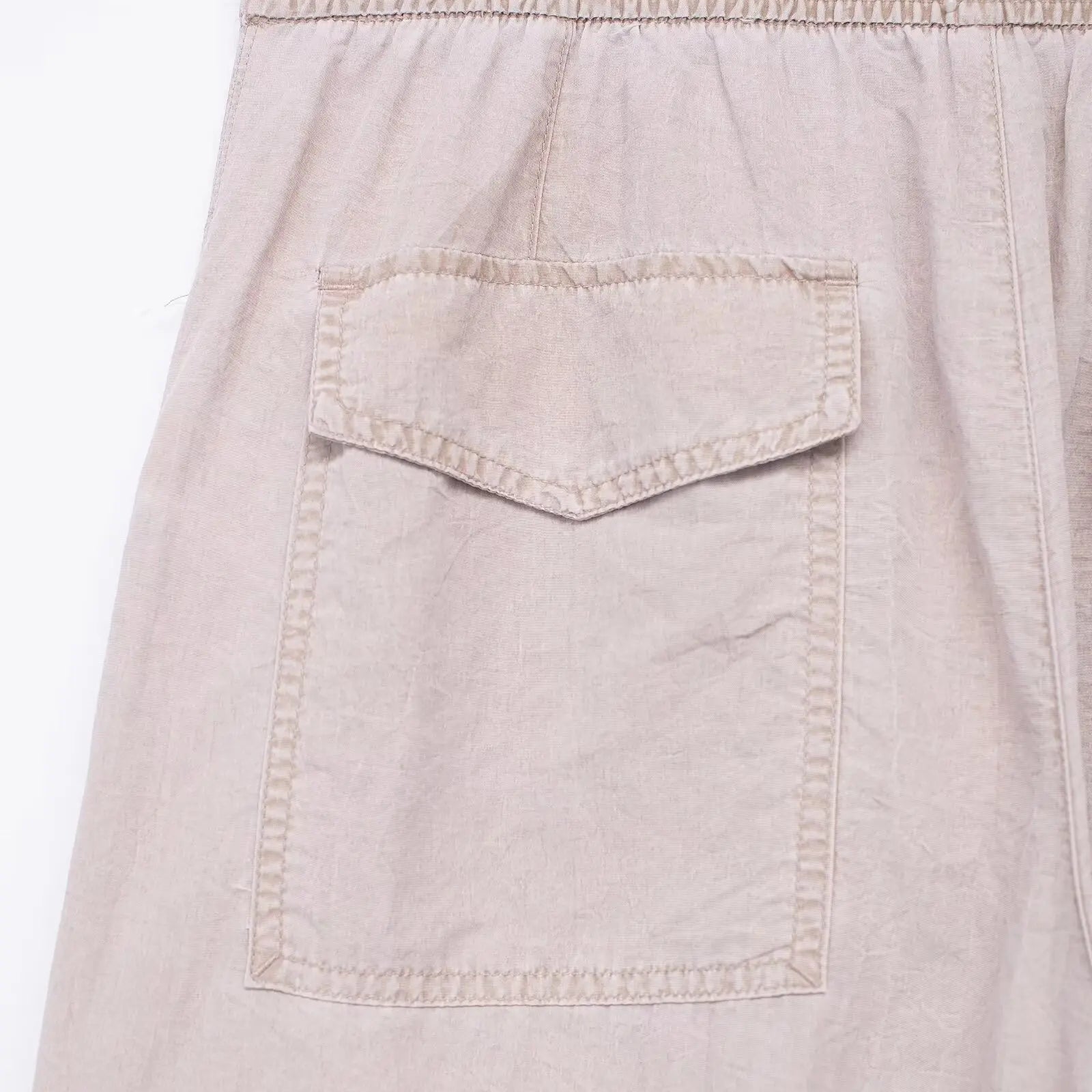 spring new women's purple multi-pocket workwear style lace-up trousers to show your style