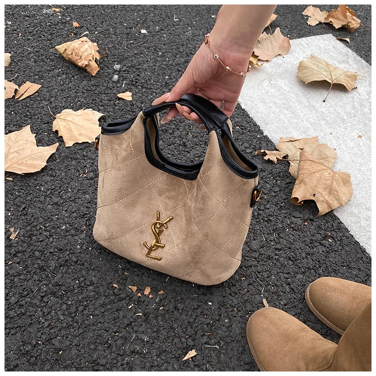 Trendy Women Satchel Bag Quilted Canvas Handbag with Chain Strap Suitable for Casual Dates Parties and Weekend Trips