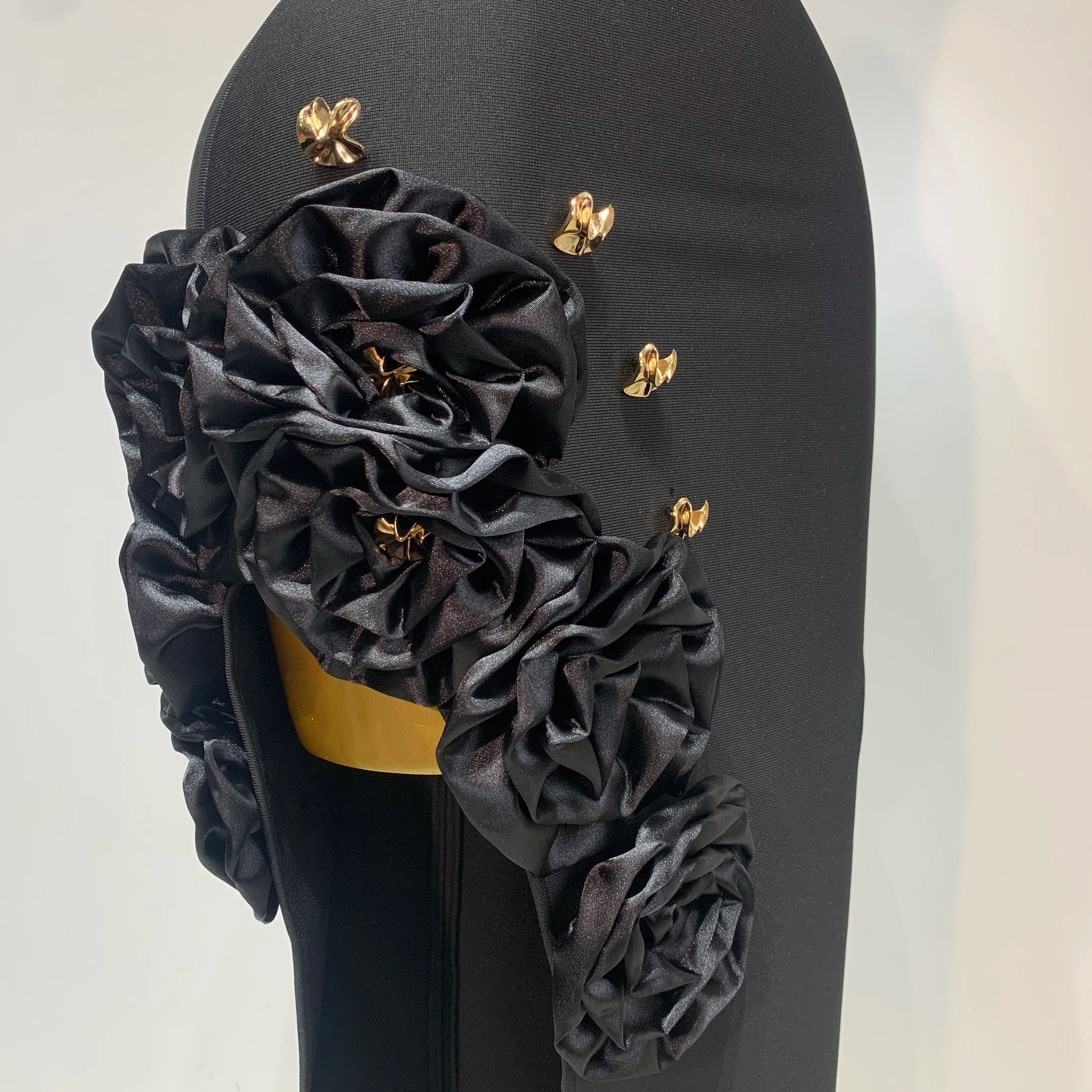 Women Fashion Celebrity Sexy Applique Black Long Bodycon Bandage Dress 2025 Elegant Evening Party Club Luxury Birthday Dresses