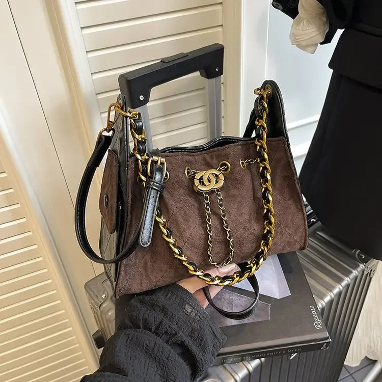 2025 Premium Leather Messenger Bag, Vintage-Inspired Convertible Shoulder Crossbody Purse for Women, Casual Day to Night Tote