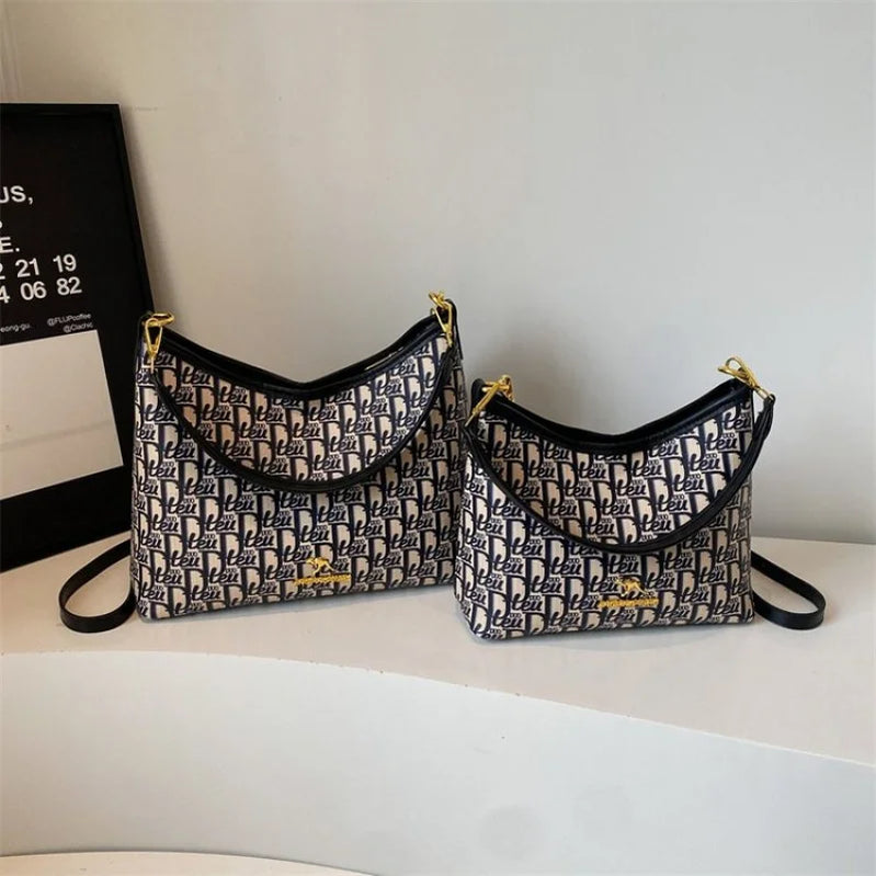 Famous Designer Leather Women's Tote Bag Luxury Brand Fashionable Classic Elegant Commuter Vintage Bag