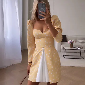 Women Maxi Dress Summer Fashion Casual V Neck Sling Nipped Waist Slits Loose Elegant Beach Sexy High Street Wear 1