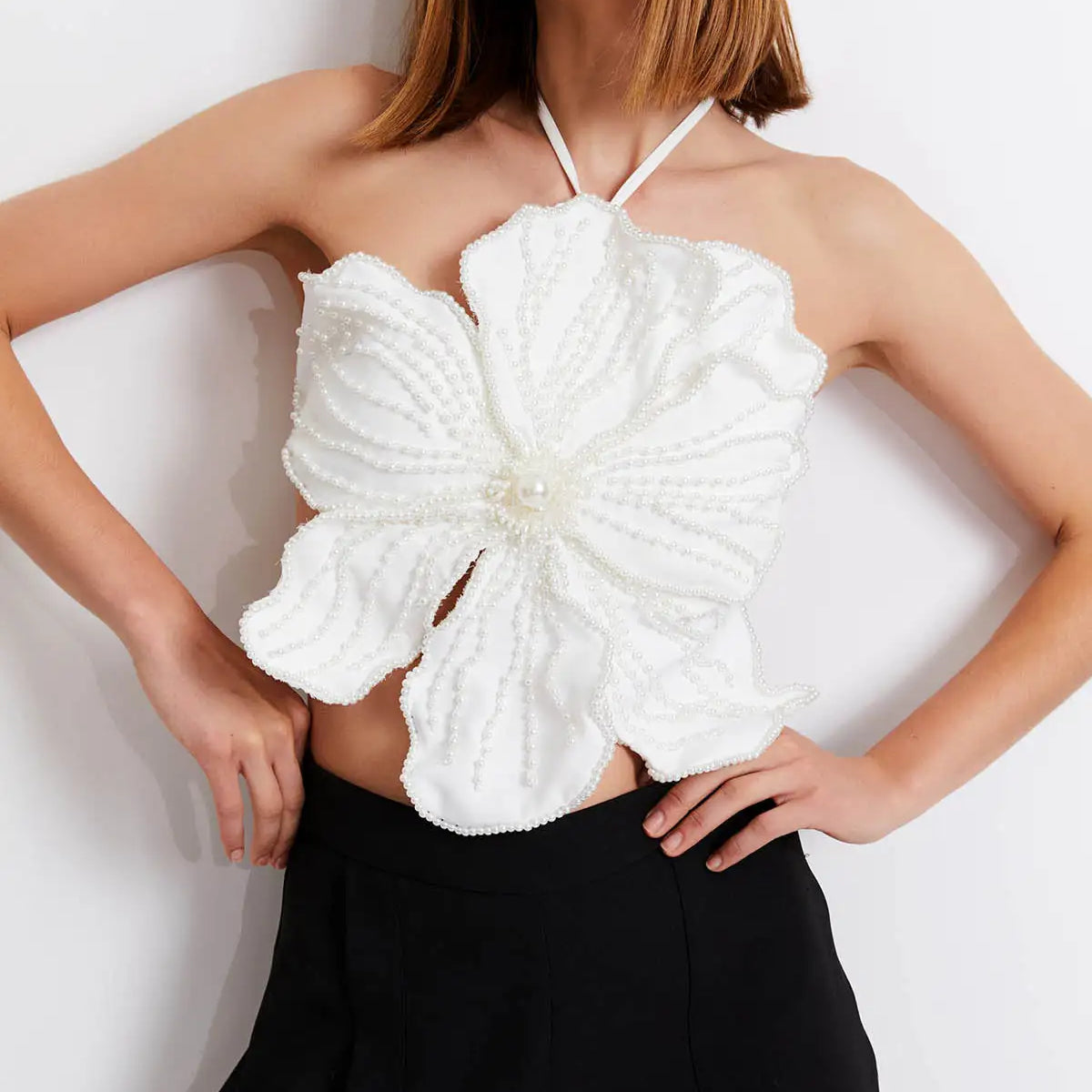 Women's Praia Swimwear Beach Exit Clothes 2 Piece Swimsuit Fashion Gauze Pants Biquini Backless Beachwear New Monokini 2023