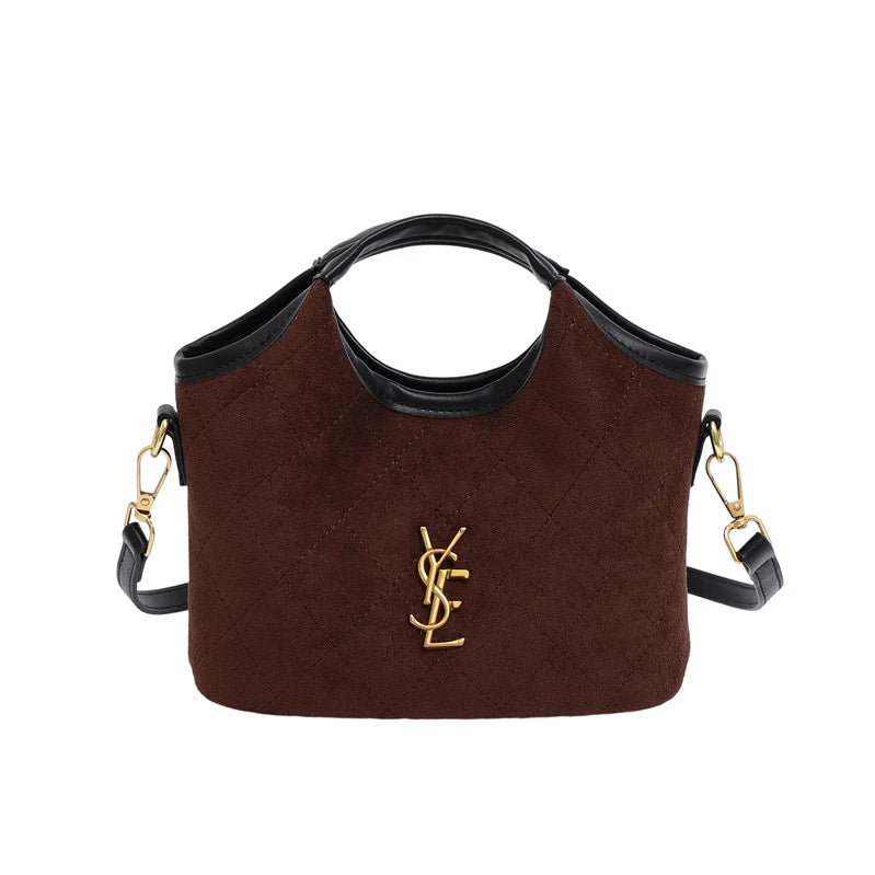 Parisian style design women's zipper shoulder bag elegant chain strap crossbody bag fashionable high-quality handbag