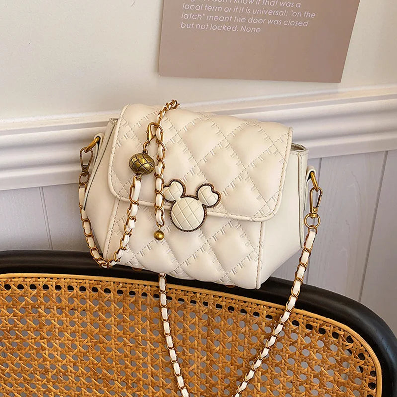 Winter Popular High-end Fashion Bag Women's 2026 Light Luxury Designer Chain Bag Single Shoulder Oblique Span Small Square Bag