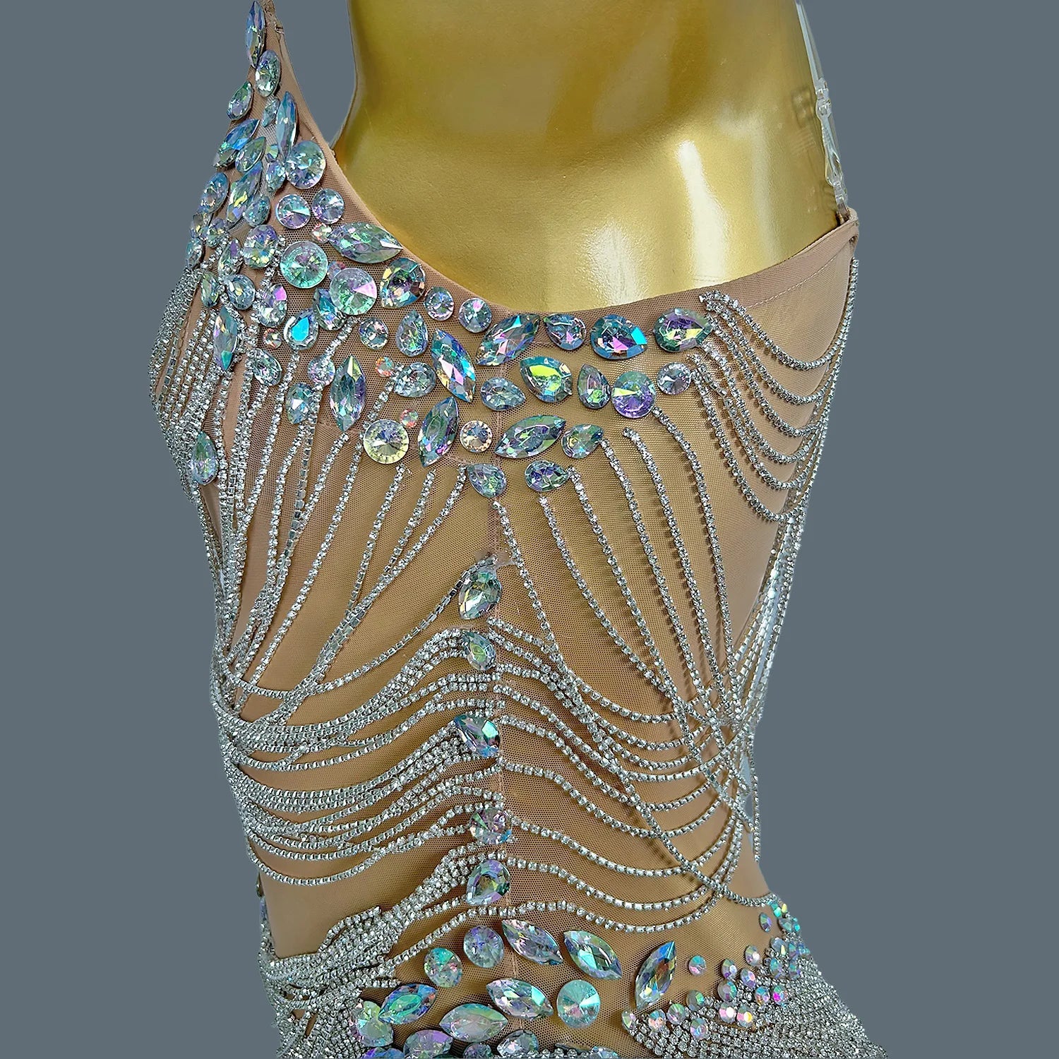 Sexy Halter Diamond Black Girls Party Mini Dress Luxury Tassel Beads Draped Cocktail Dress For Women Birthday Party Dress Luoli