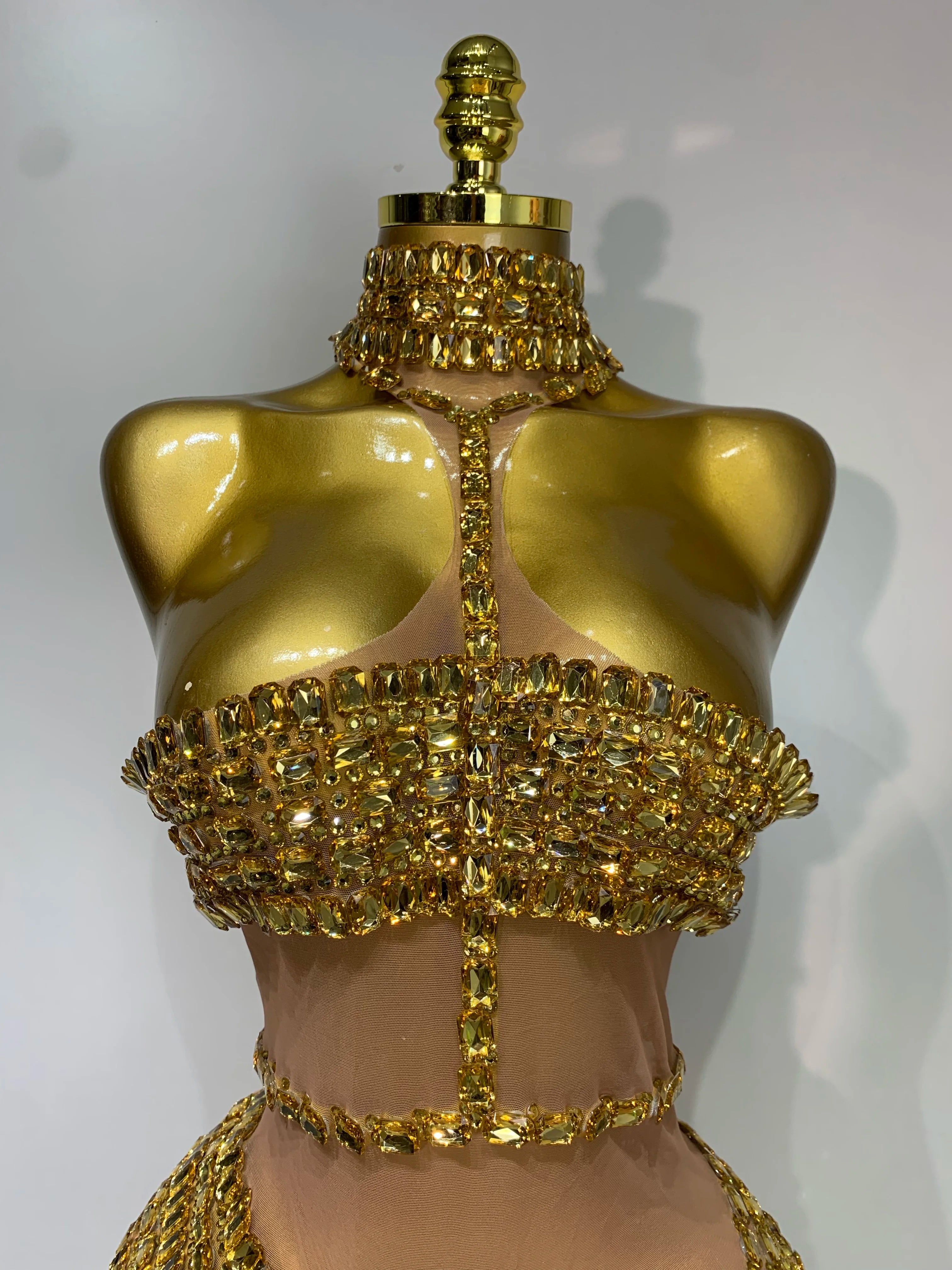 Vestido curto com strass brilhante para mulheres, vestido sexy para festa, comemoração de aniversário, sessão de fotos, performance de palco, DJ, fantasia de canto