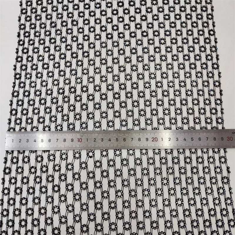 Women Dresses Fashion Diamonds Loose Hollow Cardigan Top Mesh Halloween Festival Cocktail Party Dress