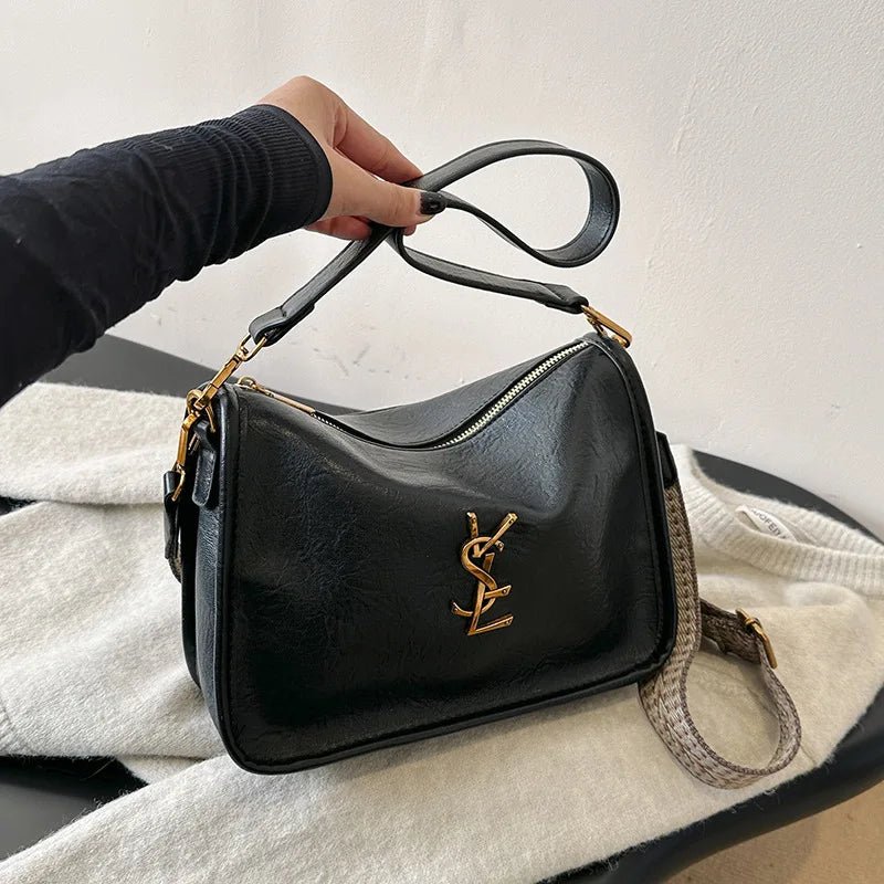 2025 Summer New Arrival Women's Vintage Shoulder Bag Trendy Crossbody Armpit Purse High-End Retro Style Must-Have Accessory