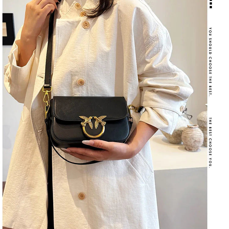‌2025 Chic Chain Strap Crossbody Bag for Women, Elegant Shoulder Bag for Daily Commute, Small Niche Designer Purse