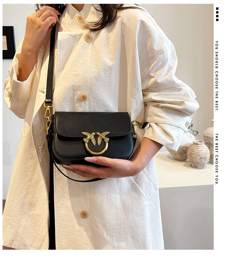‌2025 Chic Chain Strap Crossbody Bag for Women, Elegant Shoulder Bag for Daily Commute, Small Niche Designer Purse
