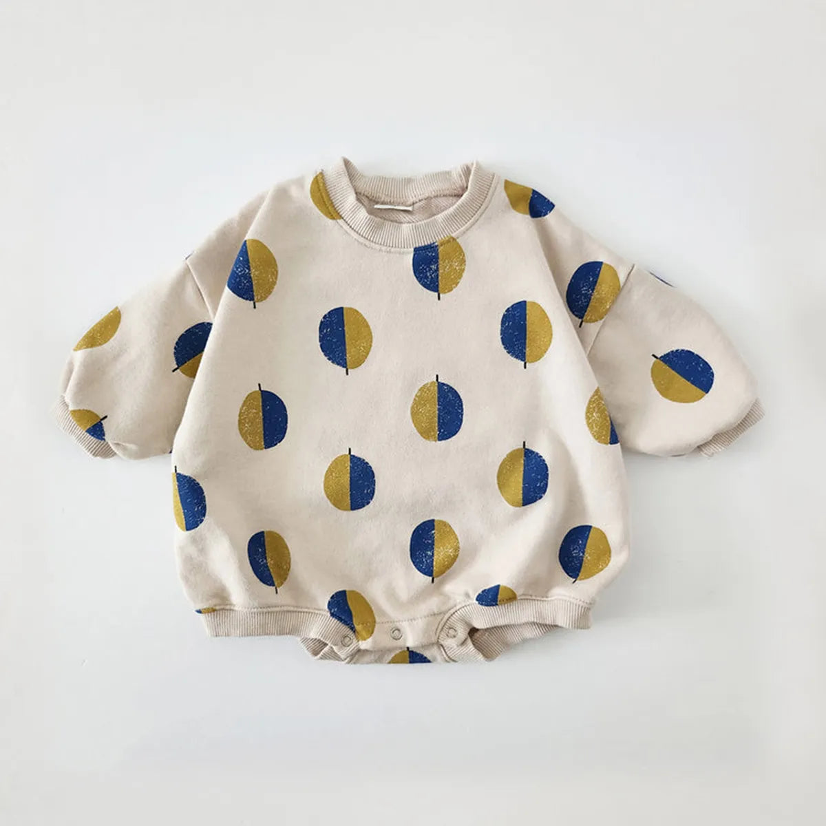 Korea Baby Boys Clothes Sets Kids Oversized Balloon Print Sweatshirt Jogger Pants Childrens Suit Girls Outfit Set Sports Suit Romper A