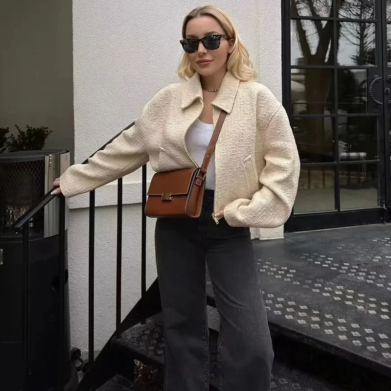 TRAF WOMEN Short skirts two color texture busts summer exclusive women students High Street life beautiful