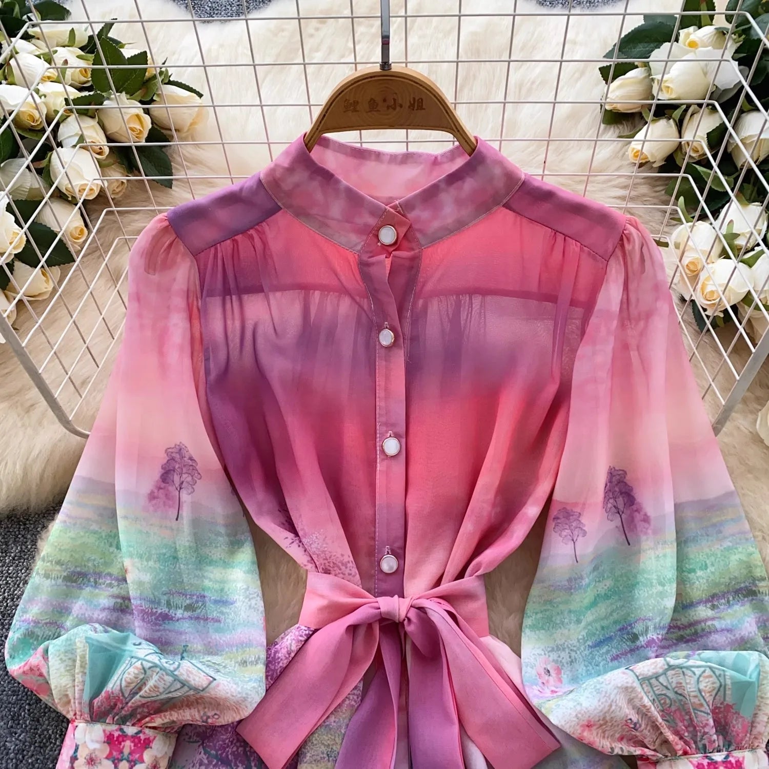 Summer Chiffon Dress Women Sexy Floral Print Ruffle Bandage Holiday Beach Sundress Casual Pink Halter A-line Short Dresses