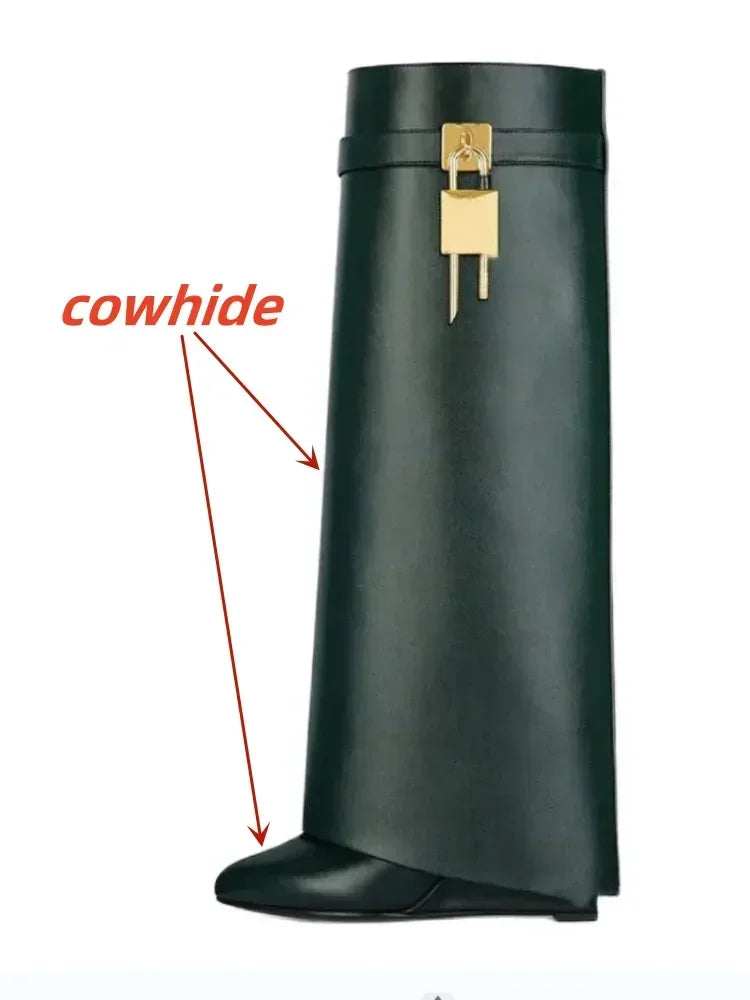 European and American Metal Lock Fasteners for High Tube Skirts, Boot Slopes, Leg Sleeves, Knee Length Boots, Platform Boots