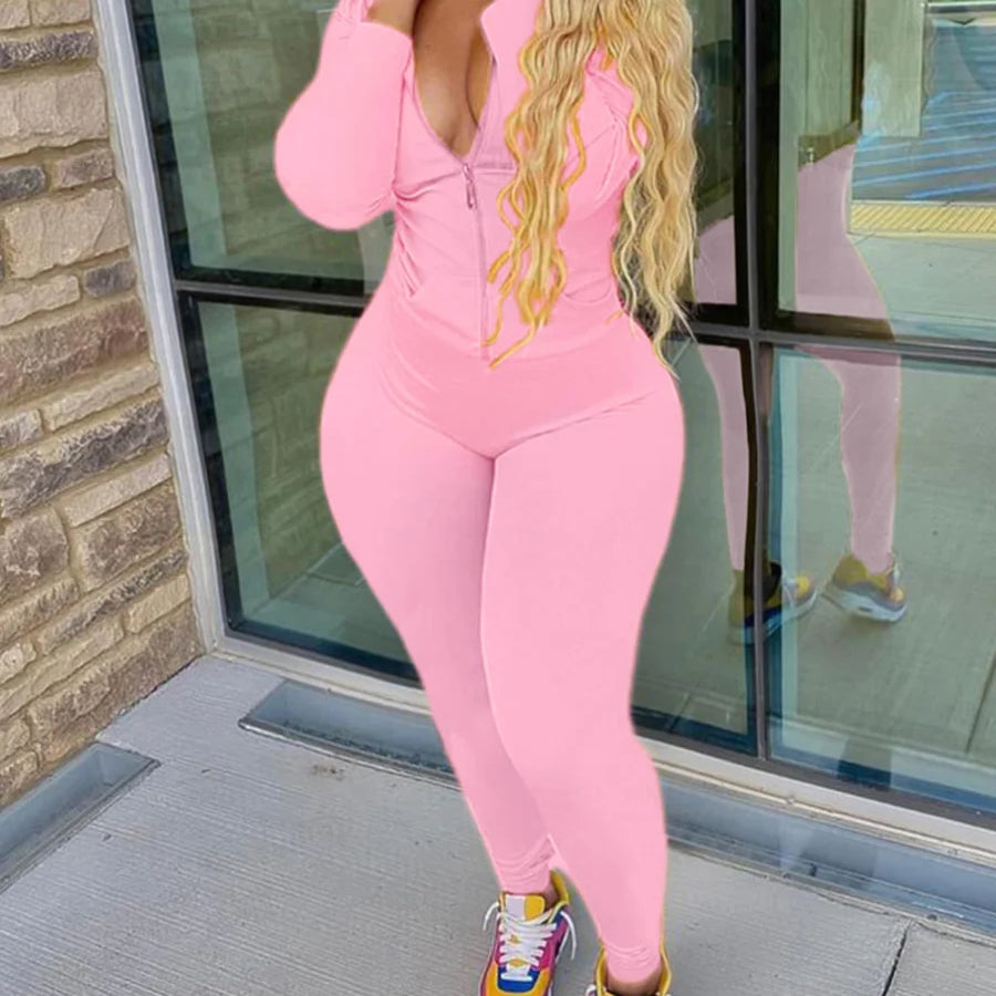 LW Plus Size Autumn Womens Kangaroo Long Sleeve Casual Tracksuit Set  Hooded Collar Pocket Design Two Piece Pants Set Outifits