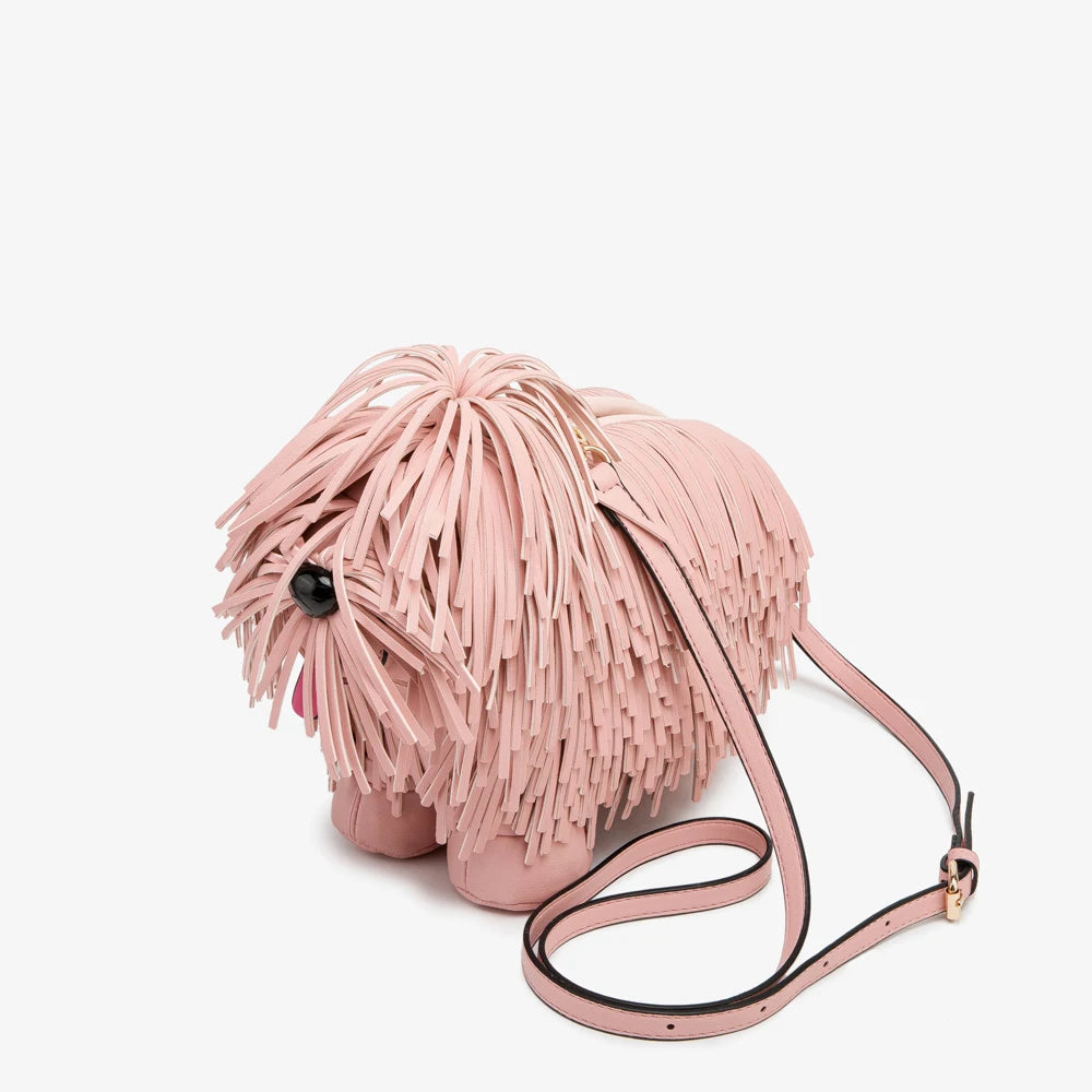 purses and handbags For Women Luxury Designer Leather crossbody shoulder bag Purse Cute dog shape Evening Party bag Women's bag Pink