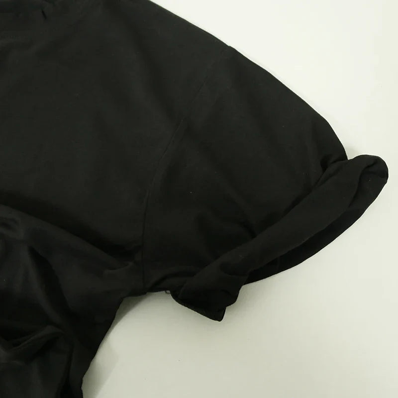 Ghost Print T-shirt, Halloween T-shirt, Short Sleeve Crew Neck Leisure T-shirt For Spring & Summer, Women's Clothing