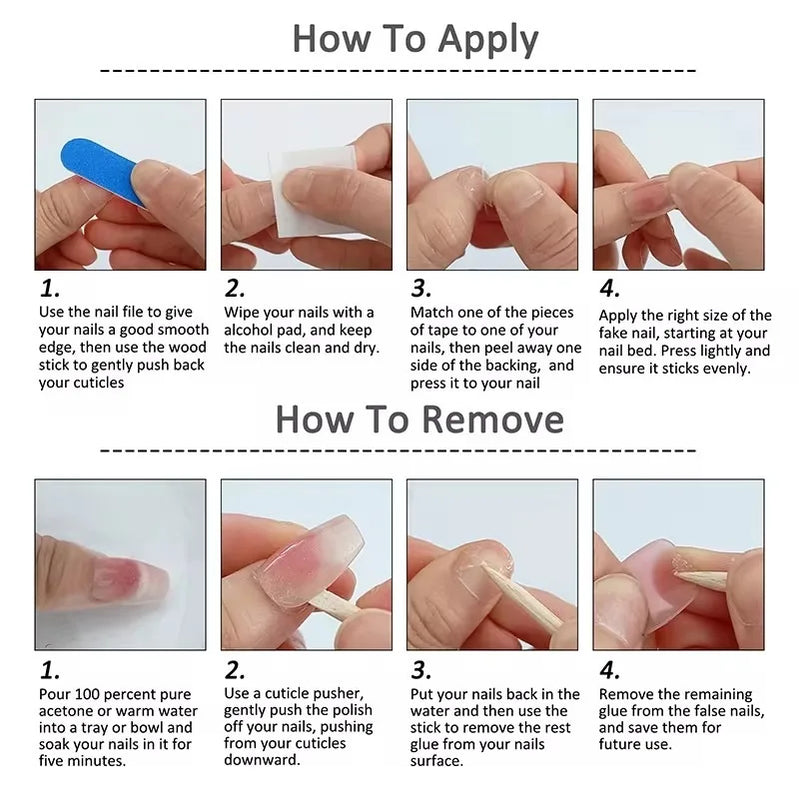 10Pcs Short Round Press on Nails Full Cover Blue Cat's Eye Bow Fingertips with Jelly Glue Simple False Nails Detachable Manicure