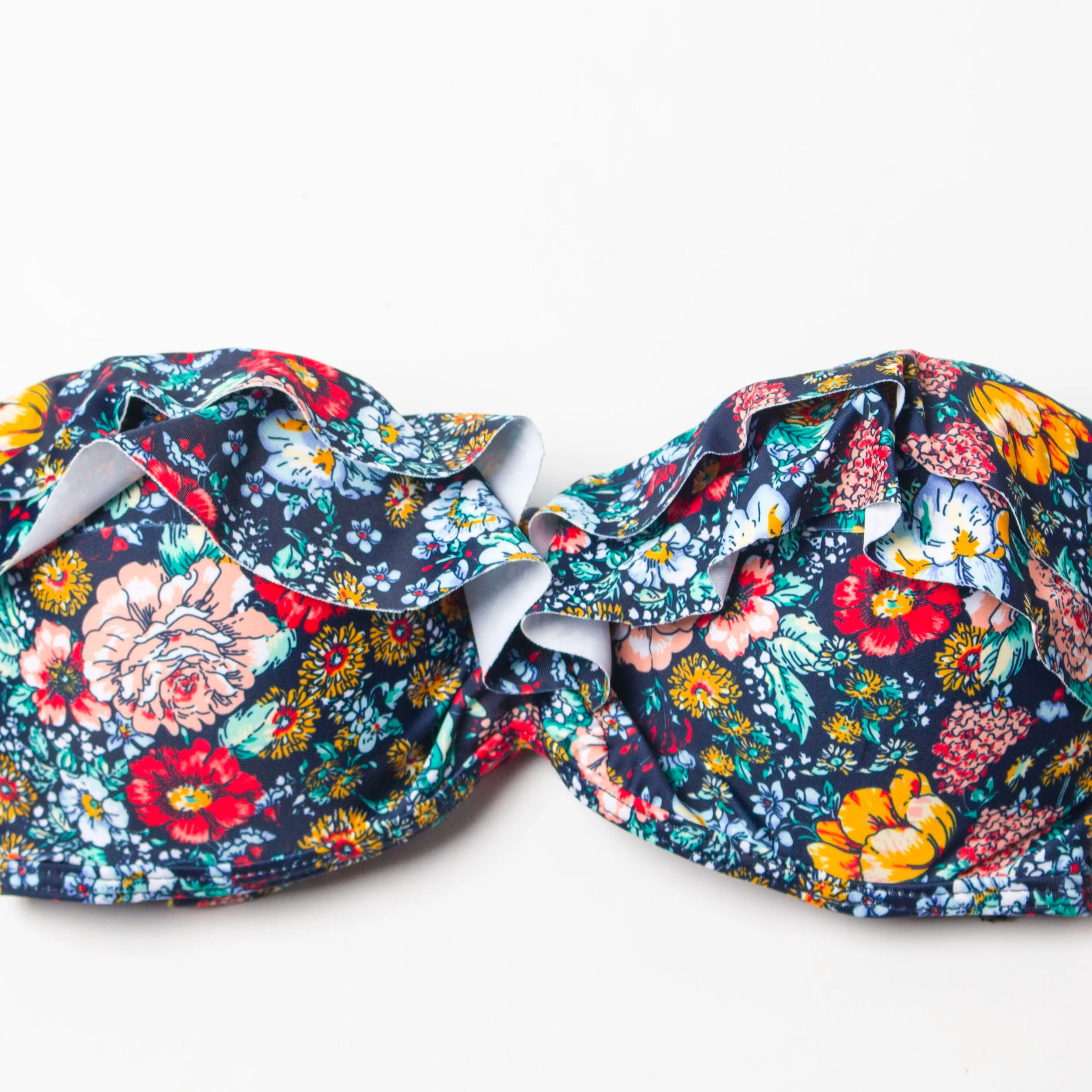 Falbala Print Bikinis Women Mujer Sexy Bandage Biquinis Halter Girls Push Up Swimsuit Swimwear Summer Beach Bathing Suit