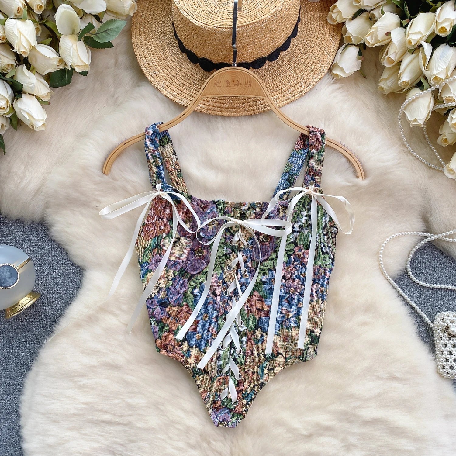 Sexy Jacquard Bandage Tube Top Chic Strapless Camis Slim Korean Tanks Top Elegant Crop Top Autumn Women Corset Bustier 4 One Size